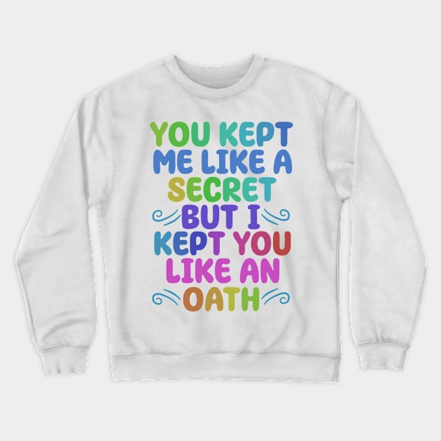 All Too Well_10 minute version_Swiftie_Lyrics_Music Crewneck Sweatshirt by Infinirish